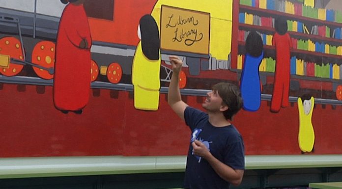 Lilburn Library Reveals Its New Mural